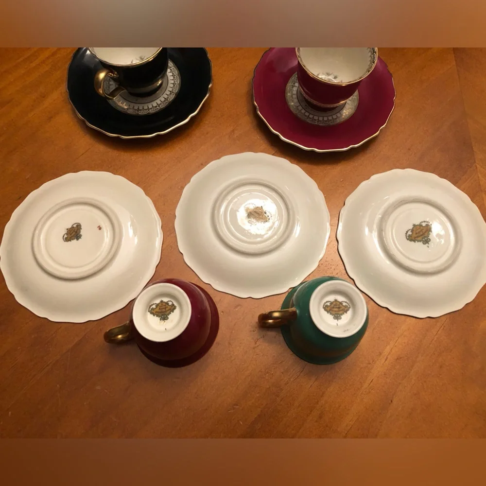 Expresso Multicolor Floral Cup and Saucer Set - Picture 7 of 9